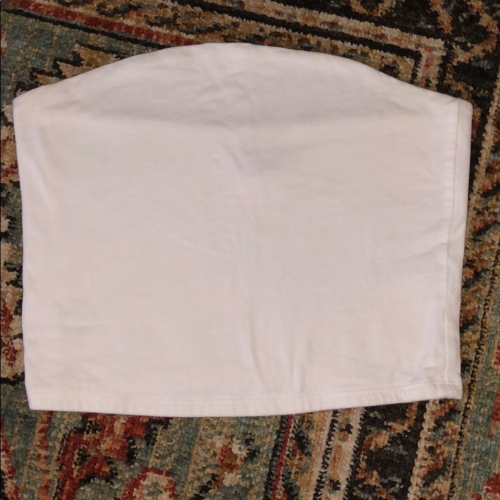 Women’s White crop/tube top